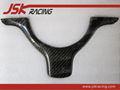 1998-2005 BMW E46 M3 CARBON FIBER STEERING WHEEL COVER