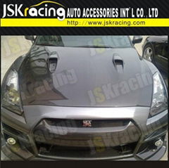 Autoparts-Carbon Fiber Hood for Nissan Gtr35