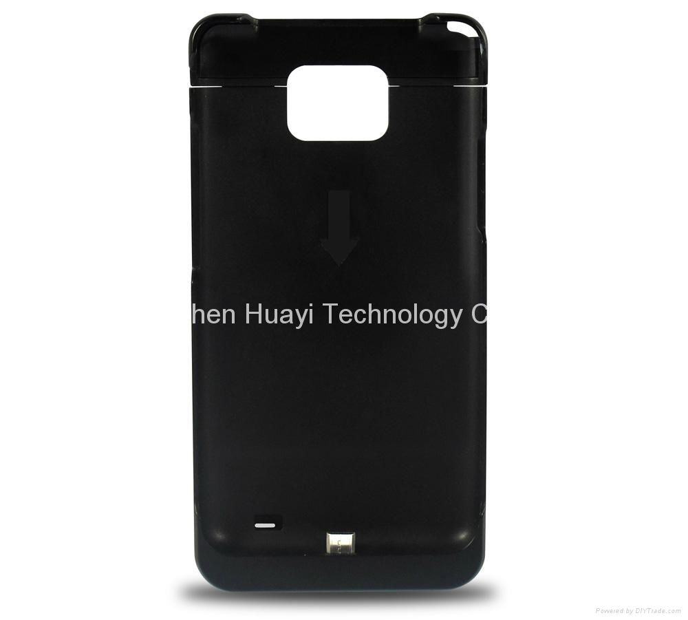External battery case for Samsung i9100 battery cover 3