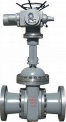 Ceramic gate valve