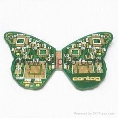 Immersion Gold PCB with 4 Layers 