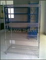 Industrial wire shelving