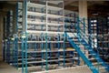 Mezzanine shelving