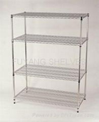 Chrome  wire shelving