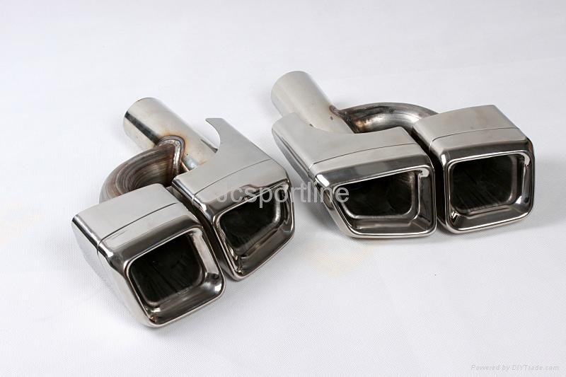stainless steel  W212 AMG Exhaust End Tips for Benz 2
