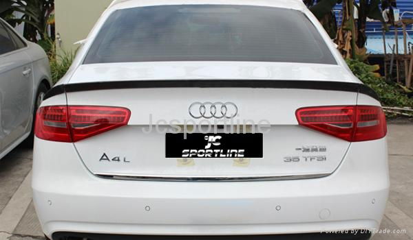 PU AB&T Style 2013 Audi A4 B9 Trunk Spoiler 