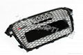 Full Black RS4 Grille for 2013 Audi A4 3