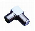 Right Angle F Male to F Female Connector 4