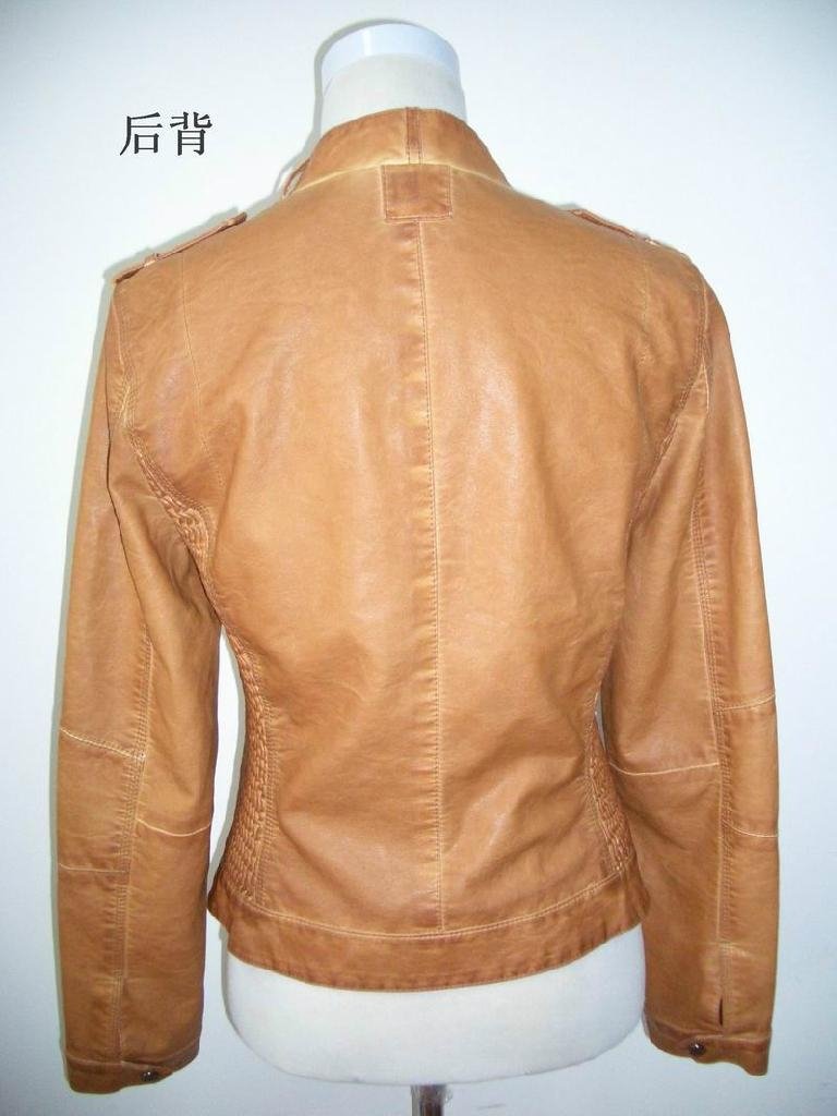 garment dyed PU jacket  2