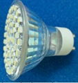 LED spotlight 3W 54beads GU10 base lamps