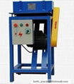 Manual deburring machine for heating