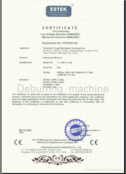 Manual deburring machine for heating element or electric heater 2