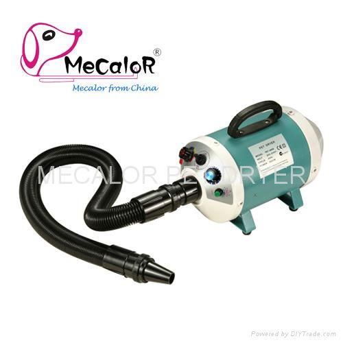 Variable speed and heating Pet dryer 