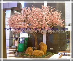 High imitation cherry blossom tree