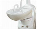 CE approved Dental chair KJ-916 with top-mounted tool tray   2