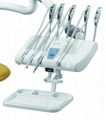 CE approved Dental chair KJ-916 with top-mounted tool tray   3