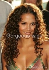 Halle Berry Spiral Curl Lace Wig