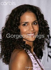 Halle Berry Deep Curly Lace Wig