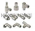 Metal pneumatic fittings