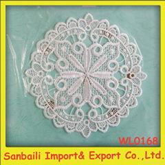 100% water soluble lace