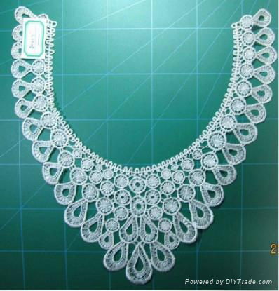New fashion design of cotton embroidery neck lace