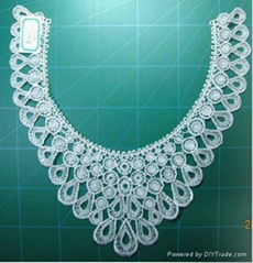 New fashion design of cotton embroidery neck lace 