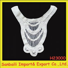 New design Embroidery collar lace