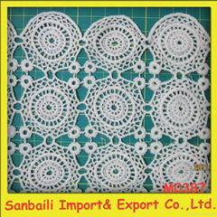 Fashion embroidery lace fabric