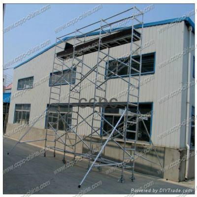 Aluminum group scaffolding 
