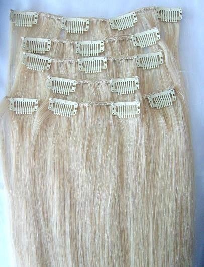 clip in human hair extension 2