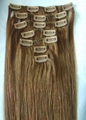 clip in human hair extension 3