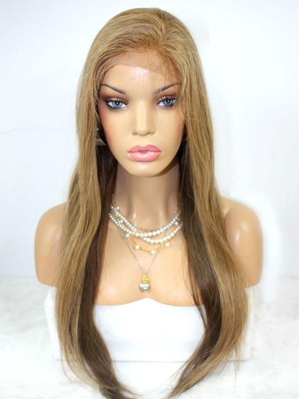 100% chinese virgn remy hair full lace wigs with baby hair 2