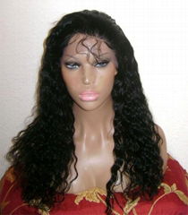 indian human hair full lace wigs