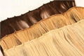 brown color chinese remy virgin human