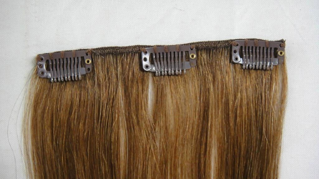 clip in indian virgin remy human hair extension 2