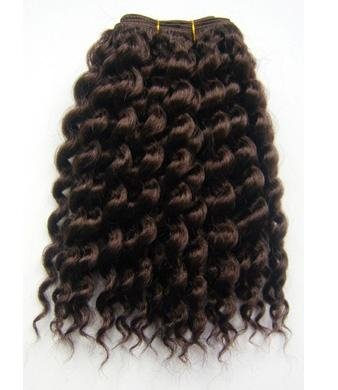brown color chinese remy virgin human hair weft 2
