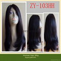 indian human hair full lace wigs 3