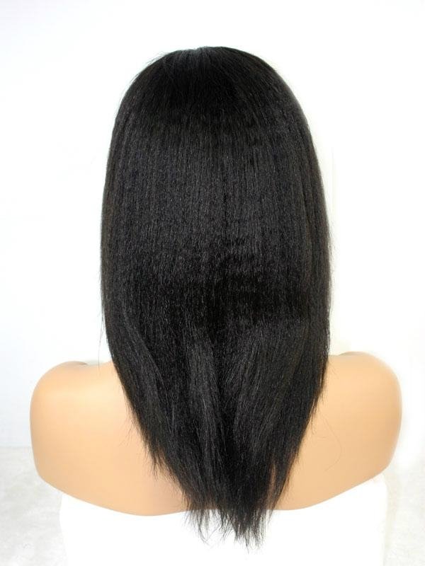 100% chinese virgn remy hair full lace wigs with baby hair 5