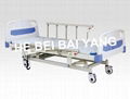 Three-function electric hospital bed