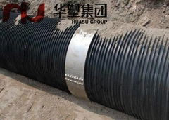 Steel band Reinforced PE Spirally Corrugated Pipe