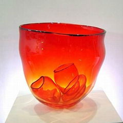 High Quality Blown Glass Wedding Gifts Souvenirs Bowl-LRT154