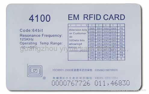 Pvc ID IC Card plastic smart card