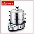 2-layered Electronic Steamer with Digital Controller and Large LCD Screen