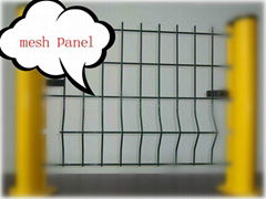 Wire Fence for security PVC coated 75*100mm mesh size 2.2m height