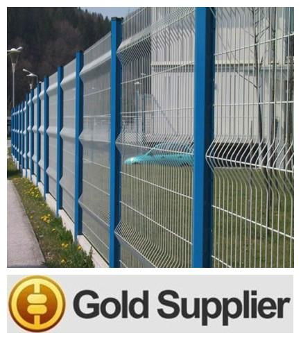 Wire Fence for security PVC coated 75*100mm mesh size 2.2m height 3