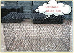 gabion mattress 2.7mm diameter 80*100mm mesh size 5*2*1m size