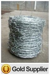 PVC coated Barbed wire SWG18