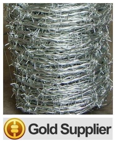 PVC coated Barbed wire SWG18 2