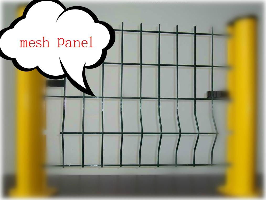 1.5*3m size 50*100mm mesh size PVC coated garden fence