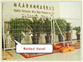 site fencing2.8mm diameter 70*70mm mesh opening 1